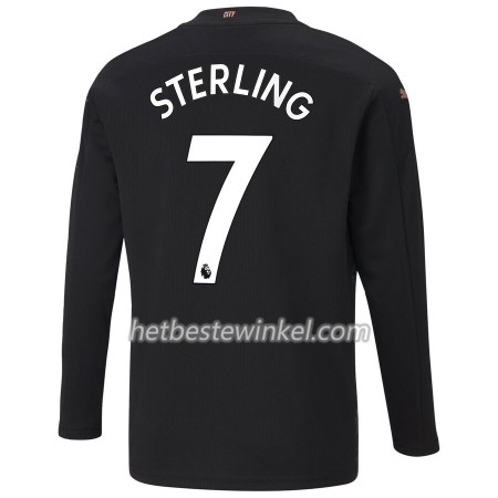Manchester City Raheem Sterling 7 Voetbalshirts Uit 2020/21 - LS